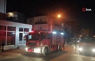 4 katlı binada yangın: Vatandaşlar sokağa döküldü