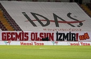 Galatasaray - MKE Ankaragücü maçında İzmir depremi...