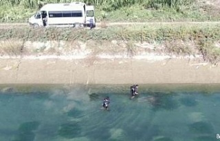Kanalda kaybolan gencin cesedi drone ile bulundu