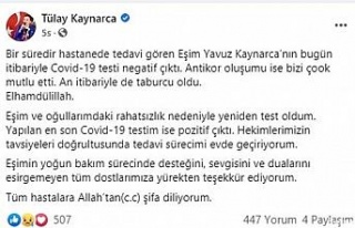 Milletvekili Tülay Kaynarca, korona virüs testinin...
