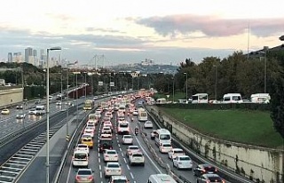 İstanbul’da trafik yoğunluğu yüzde 40’ı aştı