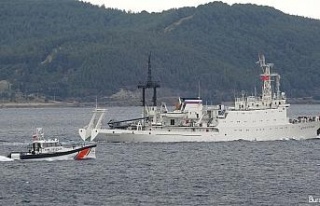 Rus istihbarat gemisi ‘Donuzlav’, Çanakkale Boğazı’ndan...