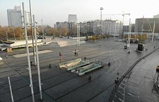 Taksim Meydanı boş kaldı
