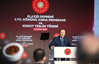 Cumhurbaşkanı Erdoğan: “Elazığ’da 8 bin ailemizi...