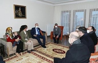 Cumhurbaşkanı Erdoğan’dan ev ziyareti