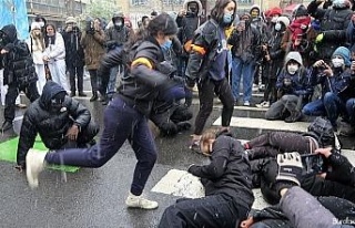 Fransa’da “küresel güvenlik” yasası protestoları...