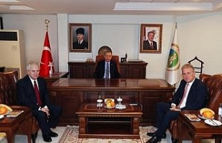 Cumhurbaşkanı Erdoğan, İZTO ve EBSO başkanları...