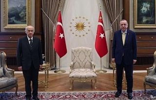 Erdoğan- Bahçeli görüşmesi sona erdi