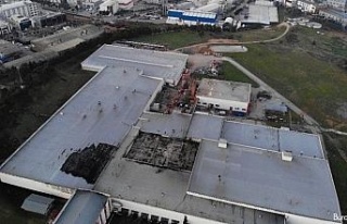 Tuzla’da yanan et fabrikasındaki hasarın boyutu...