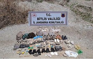 Bitlis’te patlamaya hazır TNT ve inşaat malzemesi...