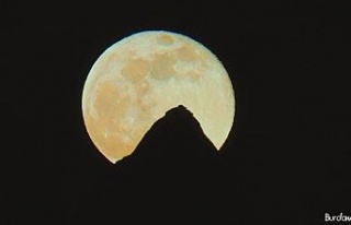 Kapadokya’da muhteşem ’Süper Ay’ görüntüsü