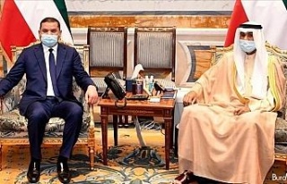 Libya Başbakan Dibeybe, Kuveyt Kralı Al-Sabah ile...