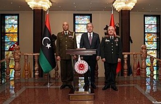 Milli Savunma Bakanı Hulusi Akar, Libya Genelkurmay...