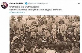 CHP Bursa Milletvekili Orhan Sarıbal’ın Dersim...