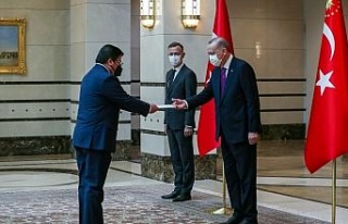 Cumhurbaşkanı Erdoğan, Şili Büyükelçisini kabul...
