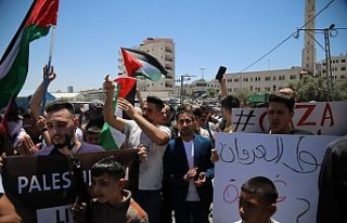 İsrail’den El Halil’deki Filistinlilerin gösterisine...