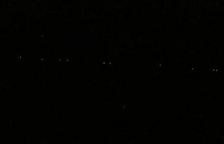 Starlink uyduları Sivas semalarında görüntülendi