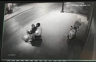 Ümraniye’de dakikalar içerisinde motosiklet hırsızlığı...