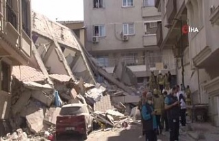 Zeytinburnu’nda 5 katlı bir bina çöktü