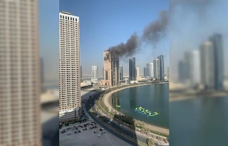 BAE’nde inşaat halindeki binada korkutan yangın