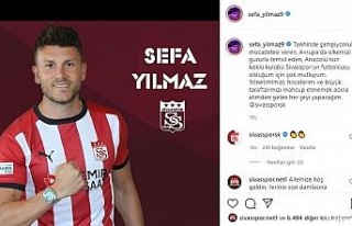 Sivasspor’un yeni transferi Sefa: “Mahcup etmeyeceğim”