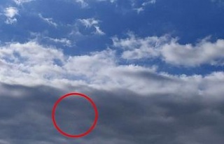UFO sanıldı, meteoroloji balonu çıktı