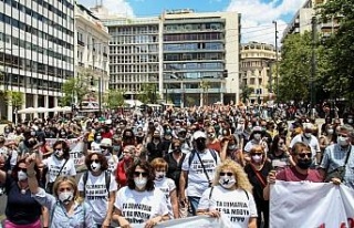Yunanistan’da yeni çalışma yasasına karşı...