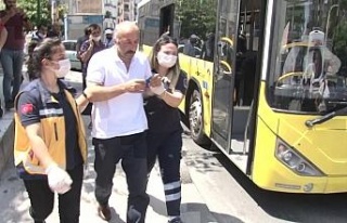 Ataşehir’de HES kodu olmayan yolcu, otobüs şoförünü...