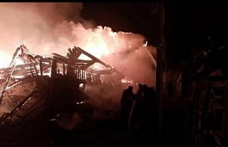 Çamlıdere’de metruk evde çıkan yangın 7 evi...