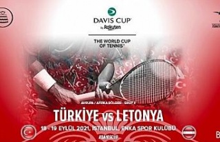 Davis Cup Türkiye - Letonya Dünya Grubu 2 maçının...