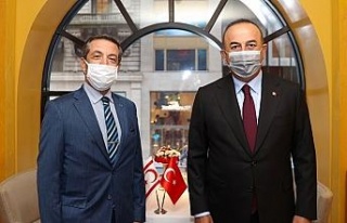 Dışişleri Bakanı Çavuşoğlu, KKTC Dışişleri...