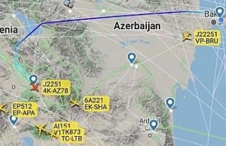 Azerbaycan Havayolları, Ermenistan hava sahasını...