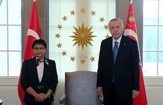 Cumhurbaşkanı Erdoğan, Endonezya Dışişleri Bakanını...