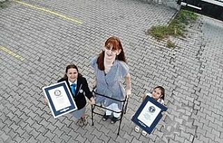Dünyanın en uzun kadını ikinci kez ’Guinness...