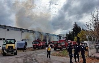 Eskişehir OSB’de fabrika yangını