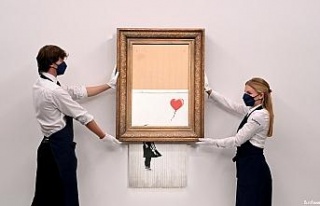 İngiliz sanatçı Banksy’nin eseri rekor fiyata...