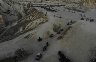 Kapadokya’da turizmciler ATV araçlarına getirilen...