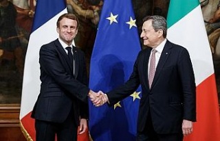 Fransa Cumhurbaşkanı Macron ve İtalya Başbakanı...