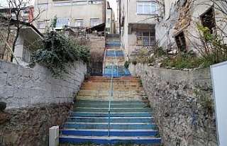 Gümüşhane’de yüzlerce basamaklık merdivenler...