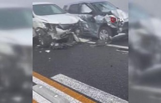 Japonya’da sis nedeniyle 12 araç birbirine girdi:...