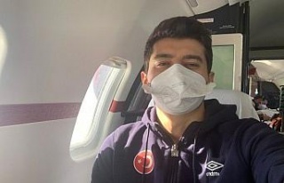 Milli oyuncu Alperen Arabacı, ambulans uçakla İstanbul’a...