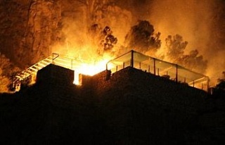Amasya’da tarihi Kızlar Sarayı’nda yangın