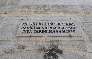 Mesih Ali Paşa Camii restorasyonun ardından yeni...