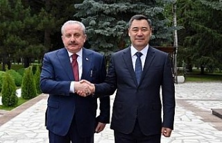 TBMM Başkanı Şentop, Kırgızistan Cumhurbaşkanı...