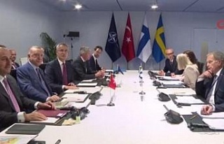 Türkiye-İsveç-Finlandiya-NATO görüşmesi Madrid’de...