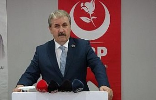 Uşak BBP İl Başkanlığı binası Mustafa Destici...