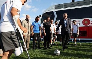 Cumhurbaşkanı Recep Tayyip Erdoğan, Ampute Futbol...