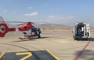 Şırnak’ta ambulans helikopter prematüre bebek...