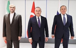 Bakan Çavuşoğlu, Rus mevkidaşı Lavrov ve İranlı...
