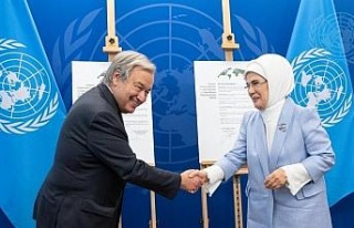 BM Genel Sekreteri Guterres’ten Emine Erdoğan’a...